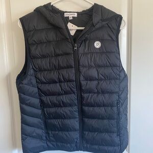 Pure Barre Puffer Hooded vest